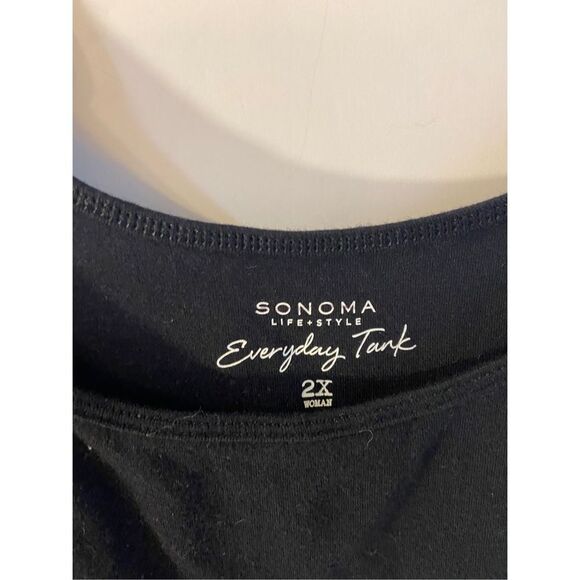 Sonoma life style 2x woman black tank x2 lot rn#73277 - Picture 2 of 6